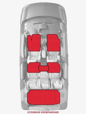 ЭВА коврики «Queen Lux» комплект для Citroen C2