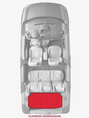 ЭВА коврики «Queen Lux» багажник для Subaru Impreza XV